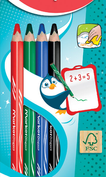 Maped Whiteboard markers Marker'Peps, set van 4 stuks