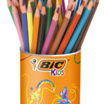 BIC KIDS Kleurpotloden Evolution, ronde bus 60 stuks