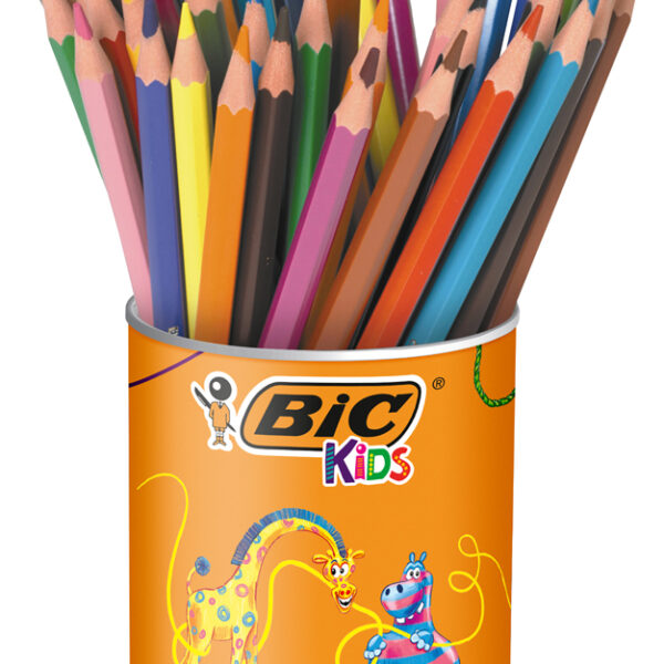 BIC KIDS Kleurpotloden Evolution, ronde bus 60 stuks