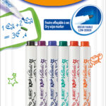 BIC KIDS Whiteboard markers Velleda Mini, 6 stuks