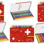 CARAN D'ACHE kleurpotloden SWISSCOLOR, metalen etui 12 stuks
