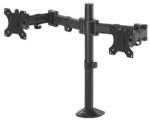 Fellowes Reflex dubbele monitorarm, zwart