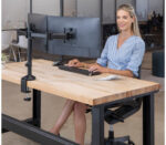 Fellowes Reflex dubbele monitorarm, zwart