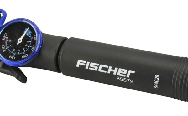 Mini fietspompje, zwart, omkeerbaar