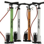 Aluminium fietsstandpomp voor alle ventielen