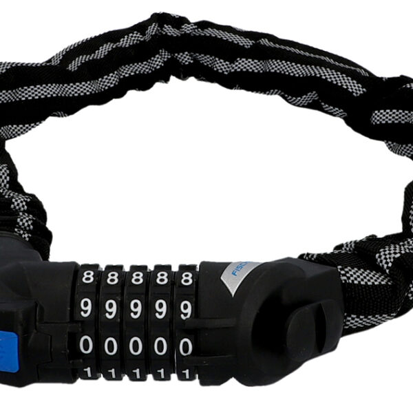 FISCHER kettingslot voor fiets met cijfercode, lengte: 800 mm