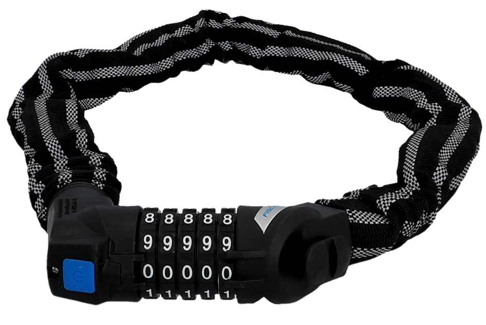 FISCHER kettingslot voor fiets met cijfercode, lengte: 800 mm FISCHER kettingslot voor fiets met cijfercode, lengte: 800 mm