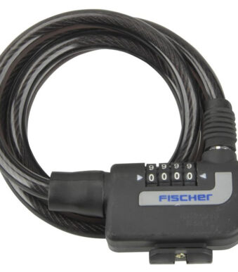 Fietsslotmet kabel, zwart, lengte 1,2 meter