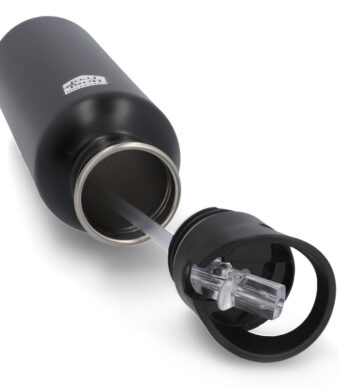 Fietsdrinkfles, 0,75 liter, zwart