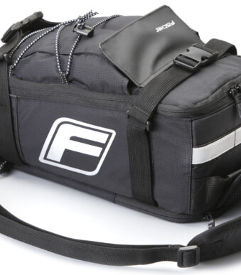 Fietsdragertas 2-in-1, zwart