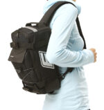 Fietsdragertas 2-in-1, zwart