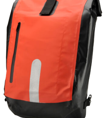 Fietsbagagedragertas, rood/zwart