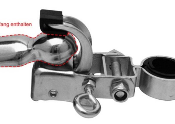 FISCHER fietsaanhanger voor goederen met koppeling