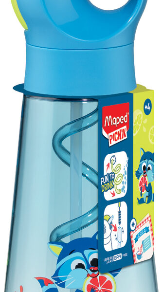 Maped PICNIK drinkfles wasbeer, 0,5 liter, blauw