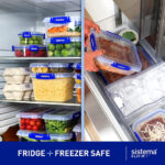 Sistema bewaardozen KLIP IT PLUS, 400 ml, blauw, set van 3