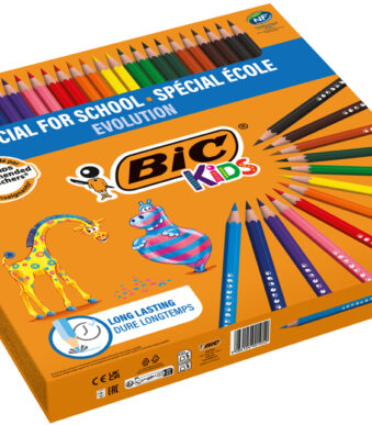 BIC KIDS Kleurpotloden Evolution, 144 stuks