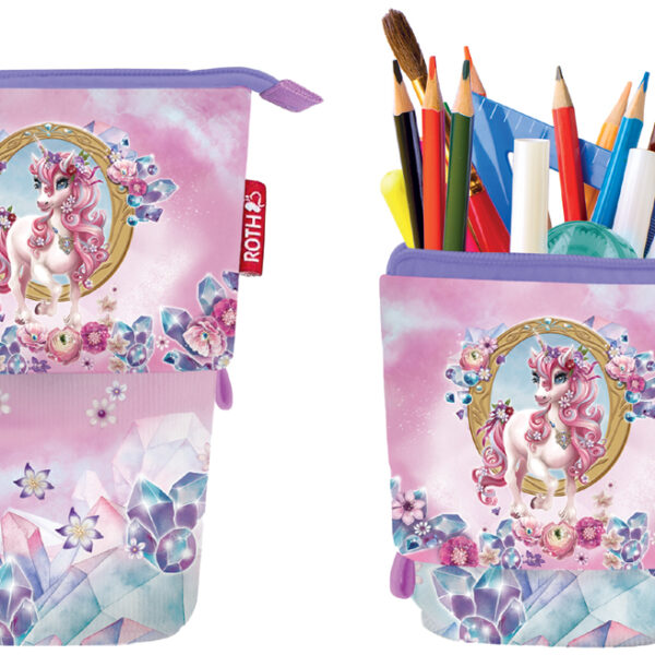 ROTH 2-in-1 etui 'Eenhoorn Beauty