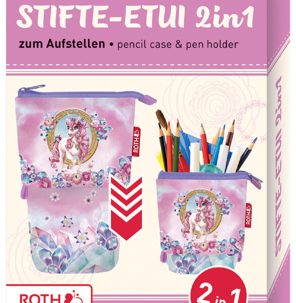 ROTH 2-in-1 etui 'Eenhoorn Beauty