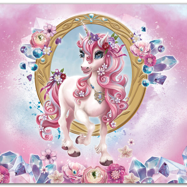 ROTH Schrijfonderlegger 'Eenhoorn Beauty', Kunstleder