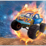 ROTH schrijfonderlegger 'Monstertruck', kunstleder