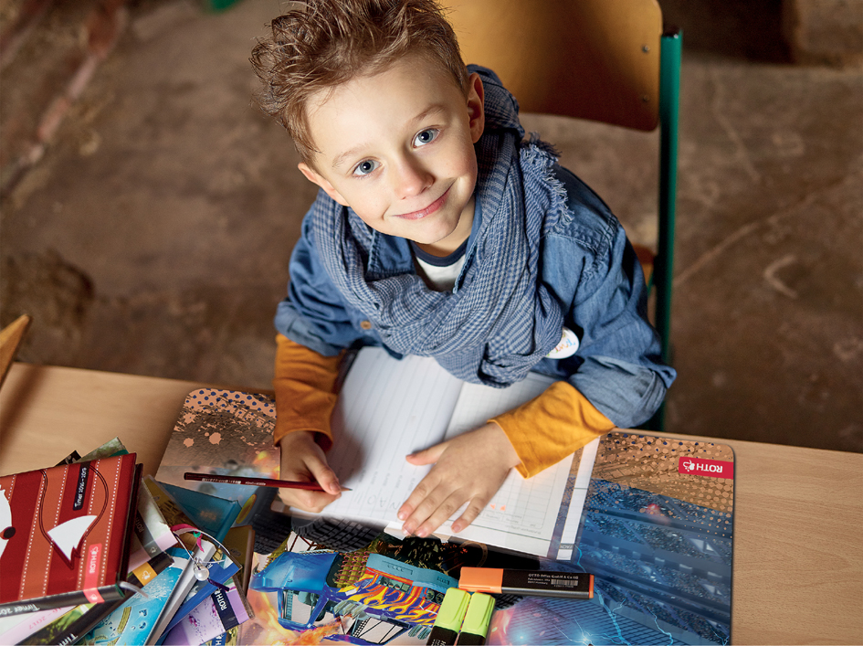 ROTH schrijfonderlegger 'Monstertruck', kunstleder ROTH schrijfonderlegger 'Monstertruck', kunstleder