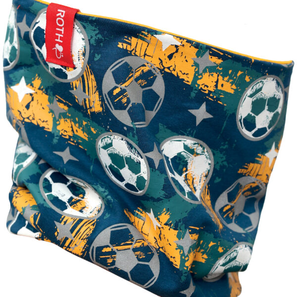 ROTH Kinder reflecterende buissjaal Fun 'Voetbal