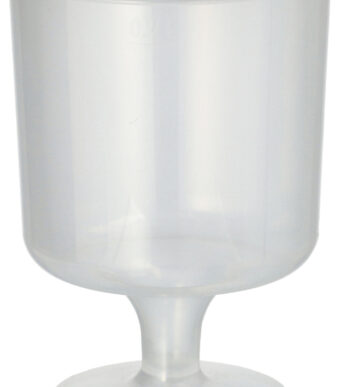 PAPSTAR Herbruikbaar wijnglas voor rode wijn PP, 0,2 l, doorschijnend, 10 stuks