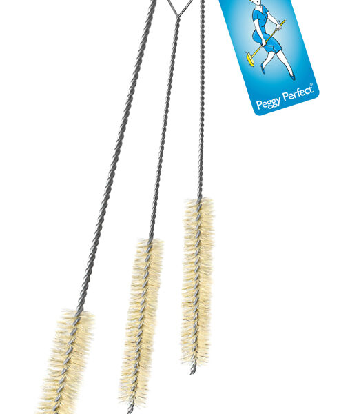 Peggy Perfect Buisborstel van gedraaid draad, set van 3