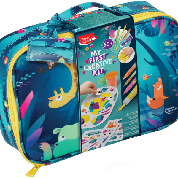 Maped tekenset JUNGLE fever, 54-delig, in tas