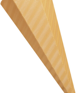 folia Schoolkegel-karton, 3D-golfkarton, zeshoekig, oranje