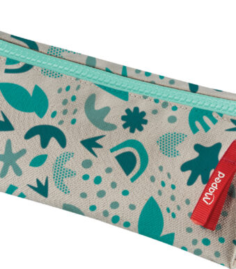 Maped afrolbare vloermat SMILING PLANET, crème/groen