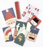 folia Adventskalender SANTA & FRIENDS, 72-delig