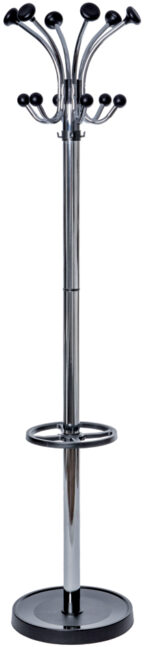 MAUL Kapstok MAULnubis, hoogte 1760 mm, zilver