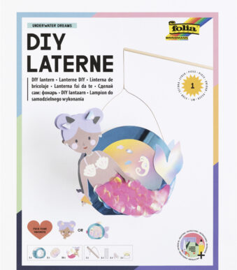 Metalen blauwe knutselset voor onderwater dromenlampen.