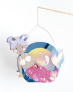 Metalen blauwe knutselset voor onderwater dromenlampen.