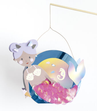 Metalen blauwe knutselset voor onderwater dromenlampen.