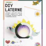 folia Knutselset lantaarns SUPER DINOS, metallic-groen