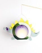 folia Knutselset lantaarns SUPER DINOS, metallic-groen