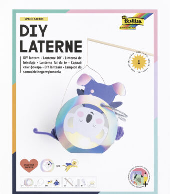 Knutselset Ruimtewoestijn Lantaarns, metallic-iris-effect