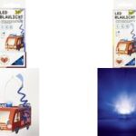 Folia LED-blauwlicht, 10 stuks incl. batterijen