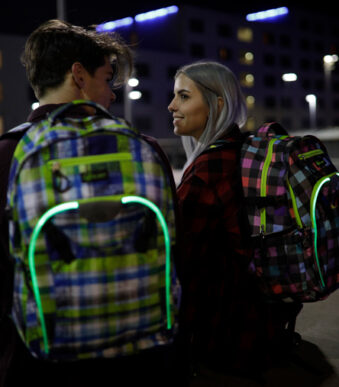 Wielweer Leisure Rugzak Generatie Z, blauw/groen/wit