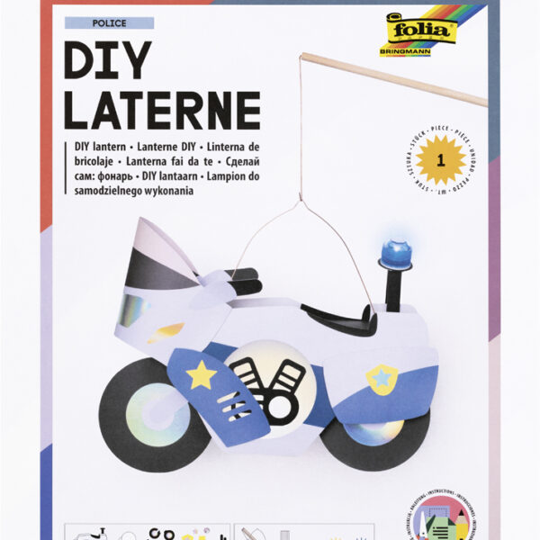 folia Lantaarn Knutselset POLITIE