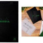 RHODIA Notitieblok GREENPAD, A4+, gelinieerd, zwart
