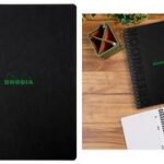 RHODIA Collegeblok GREENBOOK, A4+, gelinieerd, zwart