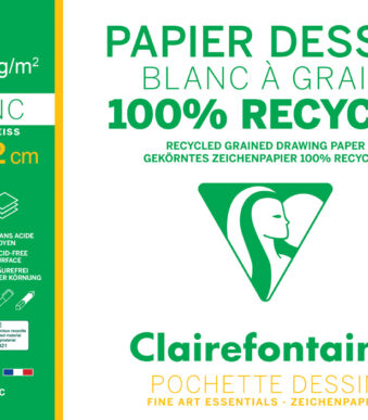 Clairefontaine Tekenpapier Recycling 'Blanc à Grain
