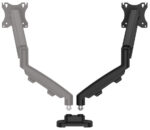 Fellowes Eppa dubbele monitorarm set, zwart