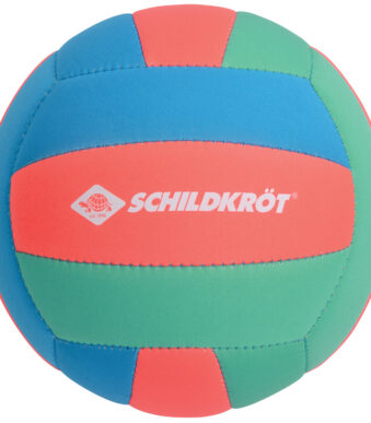 Neopreen strandbal tropisch motief, maat 5