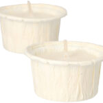 STARPAK Theelichtjes, diameter: 42 mm, wit, 12 stuks