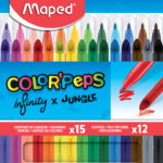 Maped combinatiepakket kleurpotloden INFINITY en stiften COLOR'PEPS