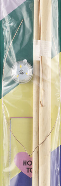 folia Lantaarnstok + 1 LED-lamp